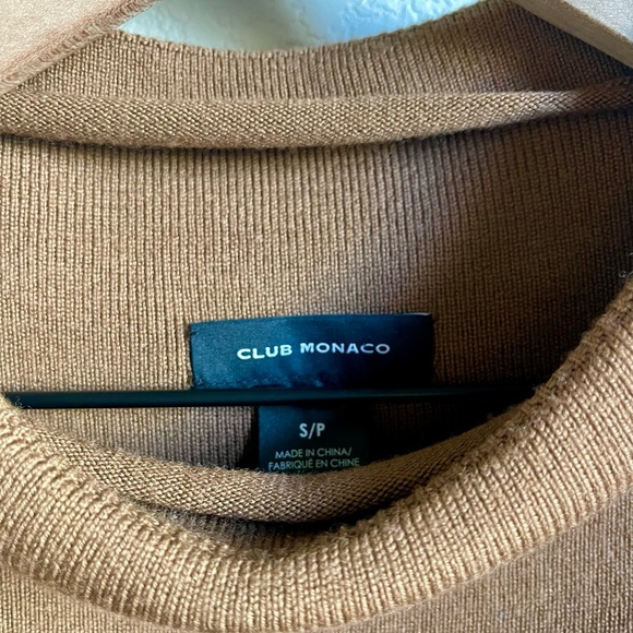 Club Monaco Brown Midi Dress - Picture 2 of 2